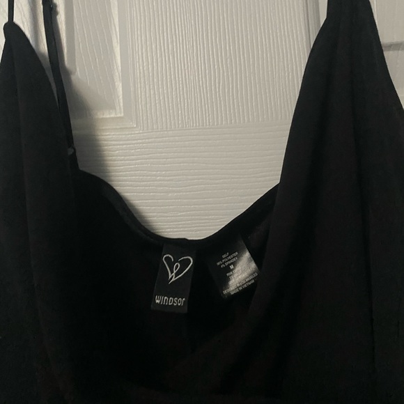 - Windsor size medium high slit long cocktail dress. - Picture 3 of 6